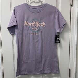 Hard Rock Cafe Lavender Tee - Las Vegas